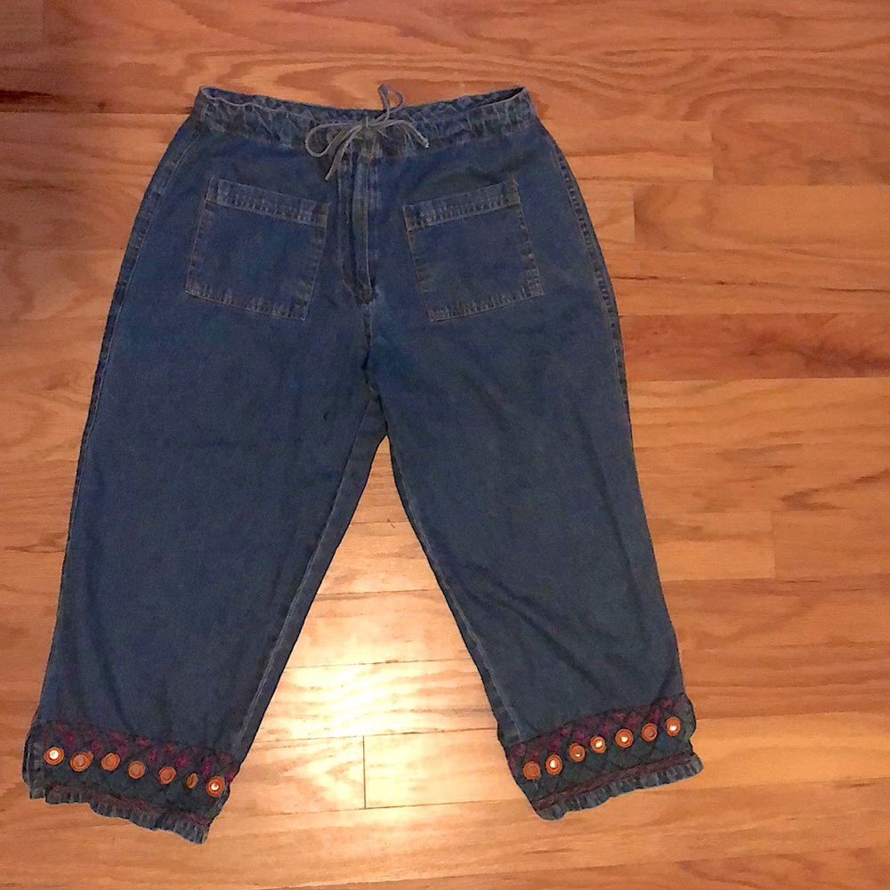 Acapo Collection Cropped Jeans Large